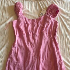 Abercrombie & Fitch Light Pink Ankle Length Maxi Dress
